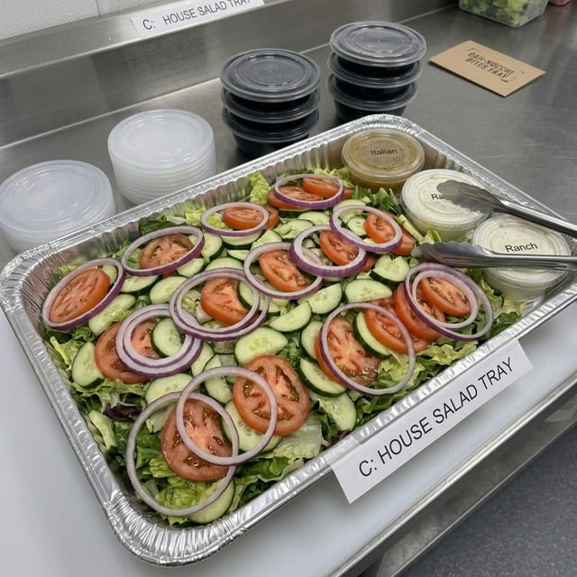 C: House Salad Tray.