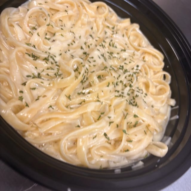 Fettuccine Alfredo.