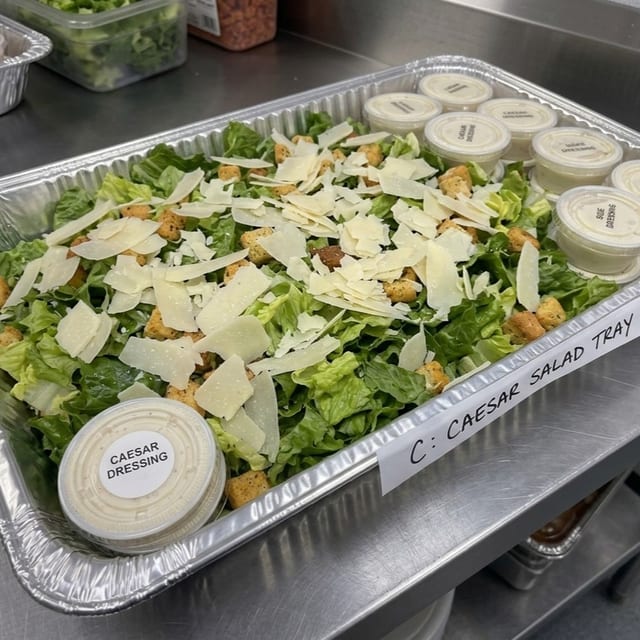 C: Caesar Salad Tray.