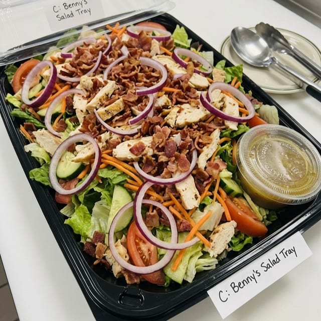 C: Bennys Salad Tray.