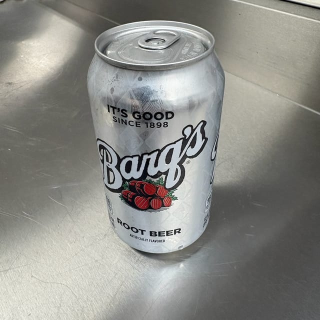 Canned Root Beer.