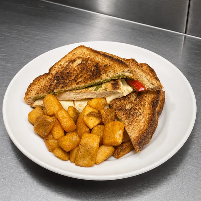Chicken Pesto Sandwich.