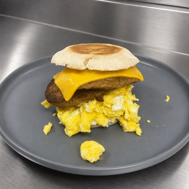 English Muffin Sandwich.