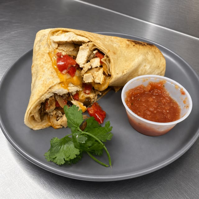 Chicken Fajita Wrap.