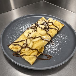 Banana & Nutella Crepe (2pc)